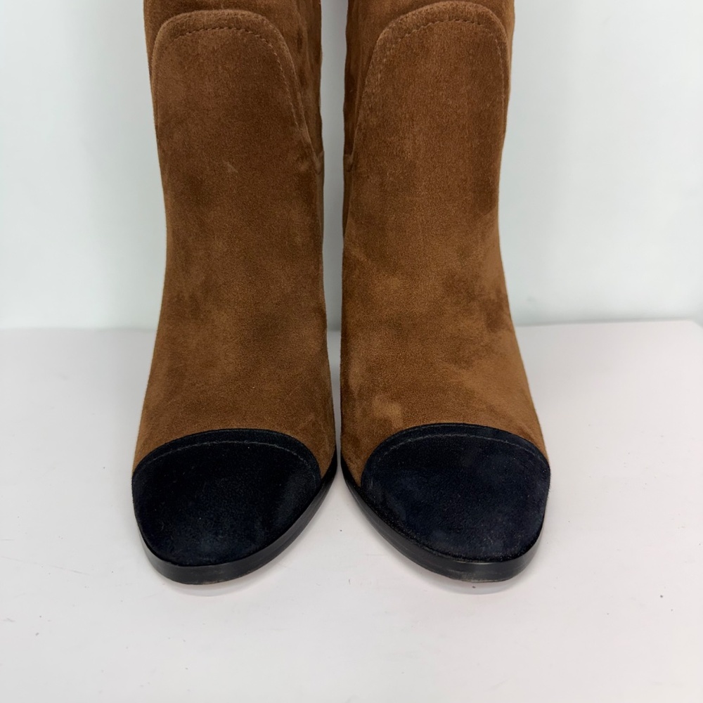 New Veronica Beard Conrad Cap Toe Over the Knee Boot Sz 9 - Picture 9 of 15